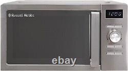 RUSSELL HOBBS RHMD828SS Solo Microwave 20L 800W Silver Digital with 5 Power Lvl