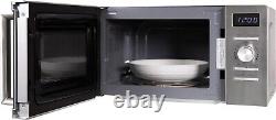 RUSSELL HOBBS RHMD828SS Solo Microwave 20L 800W Silver Digital with 5 Power Lvl