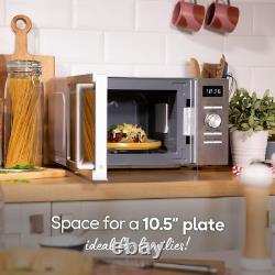 RUSSELL HOBBS RHMD828SS Solo Microwave 20L 800W Silver Digital with 5 Power Lvl