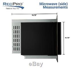 RecPro RV Convection Microwave Stainless Steel 1.1 cu. Ft. 120V