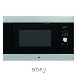 Refurbished Hotpoint MF25GIXH Built In 25L 900W Microwave with Grill Stainless S