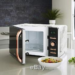 Rose Gold 11-Piece Kitchen Tower Marble Set Kettle Toaster Microwave Storage Set