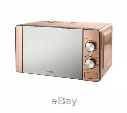Rose Gold Copper Effect Microwave Pyramid Kettle & Toaster Set Kitchen New