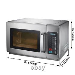 RotoQuip 1800w commercial microwave oven Stainless Steel digital 34 Litre NEW