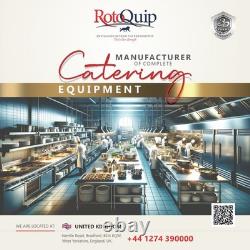 RotoQuip 1800w commercial microwave oven Stainless Steel digital 34 Litre NEW