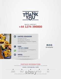 RotoQuip 1800w commercial microwave oven Stainless Steel digital 34 Litre NEW