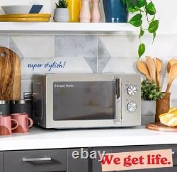 Russell Hobbs 20L Stainless Silver Manual Microwave 800W Power, RHMM827SS