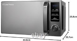 Russell Hobbs 20 Litre 800W Dark Steel Digital Microwave with 8 Auto Cook Menus