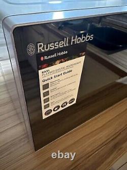 Russell Hobbs 23L Easi Digital Flatbed Microwave Silver RHEM2301S Box Damage