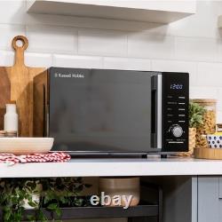 Russell Hobbs 23 L Solo Microwave 8 Auto Menus, Stainless Interior & Child Lock