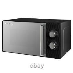 Russell Hobbs Black Microwave 17 Litre 700W Honeycomb Pattern Manual RHMM715B