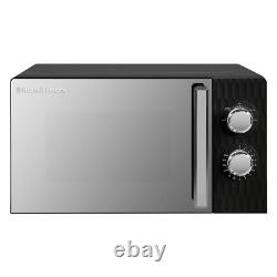 Russell Hobbs Black Microwave 17 Litre 700W Honeycomb Pattern Manual RHMM715B