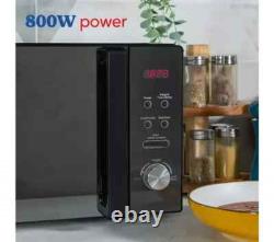 Russell Hobbs Black Microwave RHM2076B 20 Litre 800W Digital with 5 Power Levels