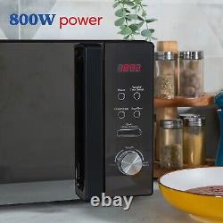 Russell Hobbs Black Microwave RHM2076B 20 Litre 800W Digital with 5 Power Levels