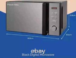 Russell Hobbs Black Microwave RHM2076B 20 Litre 800W Digital with 5 Power Levels