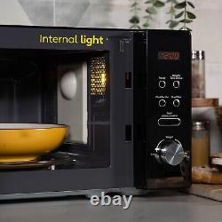 Russell Hobbs Black Microwave RHM2076B 20 Litre 800W Digital with 5 Power Levels
