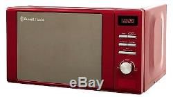 Russell Hobbs Colours 2 Slice Toaster and Kettle & Heritage Microwave Red New