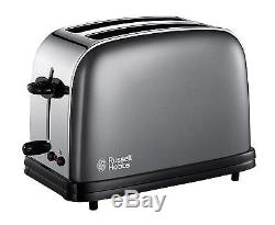 Russell Hobbs Colours Kettle and 2 Slice Toaster & Heritage Grey Microwave New