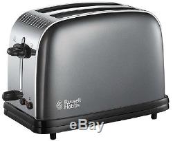 Russell Hobbs Colours Plus Kettle and Toaster Set & Heritage Grey Microwave New