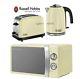 Russell Hobbs Colours Plus Kettle And Toaster Set & Manual Cream Microwave New