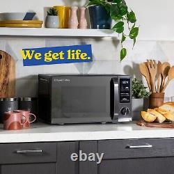 Russell Hobbs Digital Microwave Dark Steel 20L 800W 8 Auto Cook Menus RHM2028DS