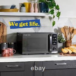 Russell Hobbs Digital Microwave Dark Steel 20L 800W 8 Auto Cook Menus RHM2028DS