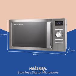 Russell Hobbs Digital Microwave Stainless Steel 20L 800W with Defrost RHMD828SS