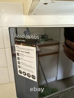 Russell Hobbs Easi 23L Freestanding Solo Flatbed Microwave Silver RHEM2301S