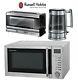 Russell Hobbs Glass Line Kettle And Toaster Set + Rhm2031 Microwave With Grill