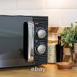 Russell Hobbs Inspire Mega Set Microwave Toaster Kettle and Canister SALE Black