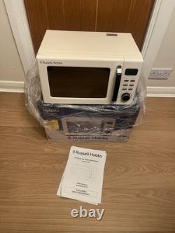 Russell Hobbs MDA RHM2026C 800W 20 Litres Free Standing Counter Microwave Cream