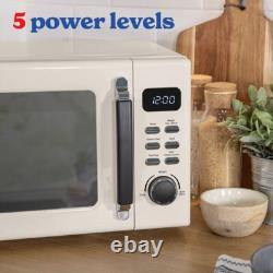 Russell Hobbs MDA RHM2026C 800 Watt 20 Litres Free Standing Microwave Cream