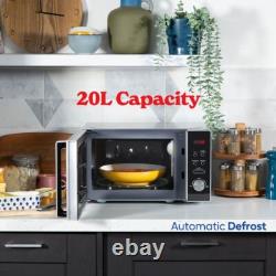 Russell Hobbs MDA RHM2076S 800 Watt 20 Litres Free Standing Microwave Silver