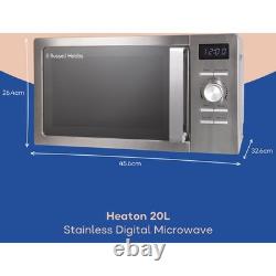 Russell Hobbs MDA RHMD828SS 800 Watt 20 Litres Free Standing Microwave