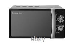 Russell Hobbs Manual Microwave RHMM701B 17L 700W Black with 5 Power Levels