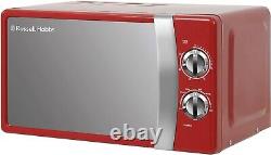 Russell Hobbs Manual Microwave RHMM701R 17L 700W Red with 5 Power Levels
