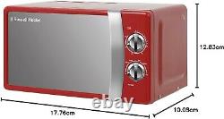 Russell Hobbs Manual Microwave RHMM701R 17L 700W Red with 5 Power Levels