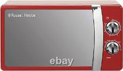 Russell Hobbs Manual Microwave RHMM701R 17L 700W Red with 5 Power Levels