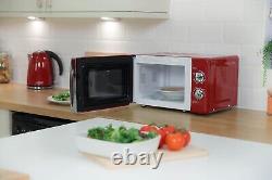 Russell Hobbs Manual Microwave RHMM701R 17L 700W Red with 5 Power Levels