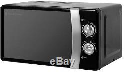 Russell Hobbs Microwave Kettle and Toaster Set Black Kettle & 4 Slice Toaster