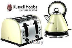 Russell Hobbs Microwave Kettle and Toaster Set Legacy Kettle & 4 Slice Toaster