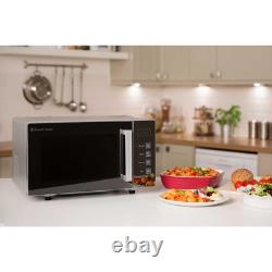Russell Hobbs RHEM2301S 23L Flatbed Solo 800w Microwave Silver
