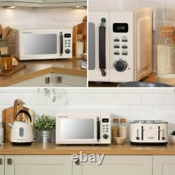 Russell Hobbs RHM2026C Solo Microwave Oven Digital Control 20L 800w Cream