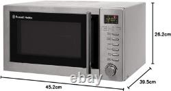 Russell Hobbs RHM2031 20 L 800 W Stainless Steel Digital Grill Microwave with 5