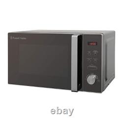 Russell Hobbs RHM2076B 20L 800W Microwave, 5 Power Levels, Auto Defrost, Black