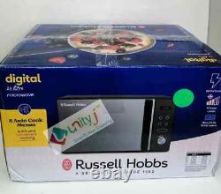 Russell Hobbs RHM2076B 20 Litre 800 W Black Digital Solo Microwave with 5 Pow