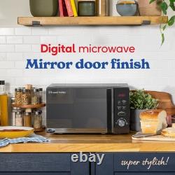 Russell Hobbs RHM2076B 20 Litre 800 W Black Digital Solo Microwave with 5 Power