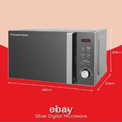Russell Hobbs RHM2076S 800W 20L Digital Microwave Silver
