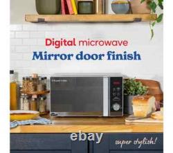 Russell Hobbs RHM2076S Solo Microwave Oven Digital Control 20L 800W Silver