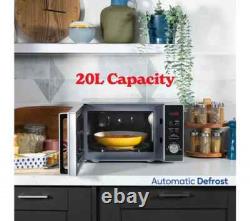 Russell Hobbs RHM2076S Solo Microwave Oven Digital Control 20L 800W Silver